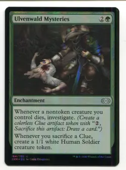 Magic The Gathering MTG Double Masters Foil Card #184 Ulvenwald Mysteries - Image 1