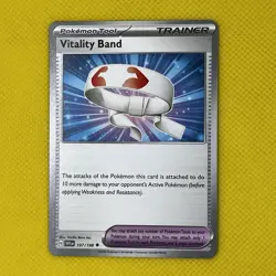 Vitality Band 197/198 UnCommon Scarlet & Violet 2023 Pokemon Card NM - Image 1