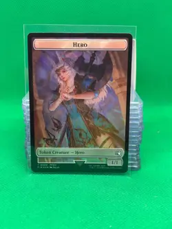 FOIL Hero 0009 ROBOT TREASURE 0023 Token Final Fantasy MTG - Image 1