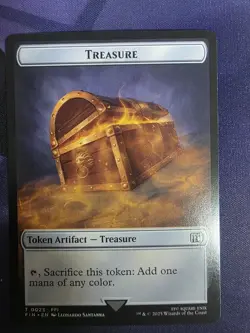 FOIL Hero 0009 ROBOT TREASURE 0023 Token Final Fantasy MTG - Image 2