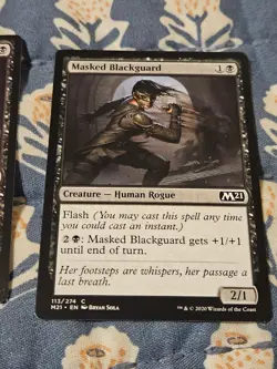 Masked Blackguard x2 (113/470) Core Set 2021 MTG Magic - Image 3