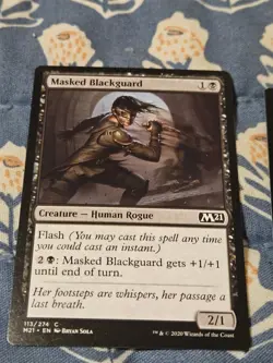 Masked Blackguard x2 (113/470) Core Set 2021 MTG Magic - Image 4