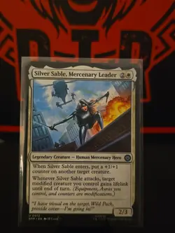 Silver Sable, Mercenary Leader - 0013 - Marvel's Spider-Man - MTG - NM/M English - Image 1