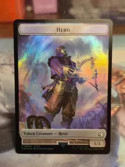 FOIL T 0008 Hero Creature 0018 Frog Emblem Token Final Fantasy MTG - Image 1