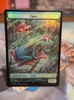 FOIL T 0008 Hero Creature 0018 Frog Emblem Token Final Fantasy MTG - Image 2