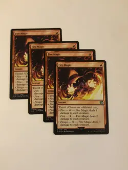 Fire Magic x4 MTG Final Fantasy Regular - Image 1