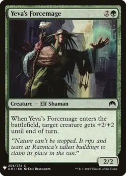 Yeva's Forcemage - Light Play MTG Mystery Booster - Image 1