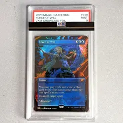 MTG Force of Will PSA 9 Foil Showcase 2XM 2020 Instant Blue Rare EDH Legacy - Image 1