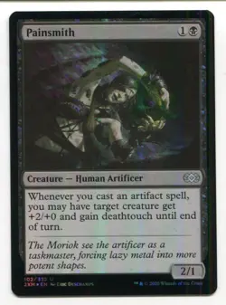 Magic The Gathering MTG Double Masters Foil Card #102 Painsmith - Image 1