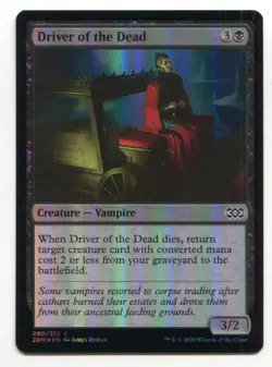 Magic The Gathering MTG Double Masters Foil Card #90 Driver of the Dead - Image 1