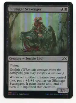 Magic The Gathering MTG Double Masters Foil Card #105 Silumgar Scavenger - Image 1