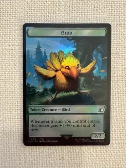 Hero/Bird Token Foil T0007/T0016 Final Fantasy MTG NM FOIL - Image 1
