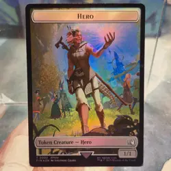FOIL T 0002 Hero 0022 Food Artifact Creature Emblem Token Final Fantasy MTG - Image 1