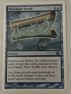 1x Merchant Scroll -8TH Edition 8ED - EDH MTG Magic the Gathering - Image 1