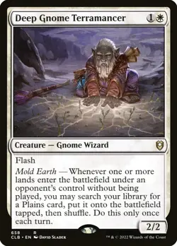 🧙Deep Gnome Terramancer R 658 CLB Commander Legends MTG - Image 1