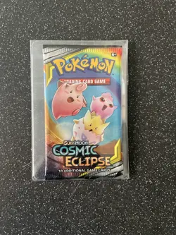 Pokemon TCG Sun & Moon Cosmic Eclipse Factory Sealed Booster Pack - Image 3