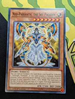 Neo-Parshath, the Sky Paladin - SR05-EN004 - Common - Light Play - Yugioh - Image 1