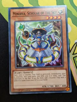 Minerva, Scholar of the Sky - SR05-EN002 - Common - Light Play - Yugioh - Image 1