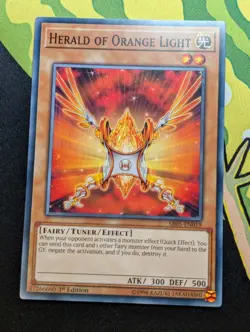 Herald of Orange Light - SR05-EN019 - Common - Light Play - Yugioh - Image 1