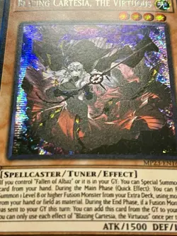 2x Blazing Cartesia, The Virtuous | MP23-EN162 | Prismatic Secret Rare | YuGiOh! - Image 2