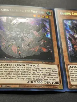 2x Blazing Cartesia, The Virtuous | MP23-EN162 | Prismatic Secret Rare | YuGiOh! - Image 3