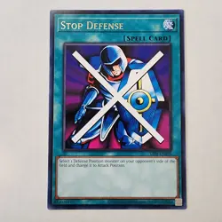 Stop Defense - LOB-EN095 - LP - Rare - Unlimited - Yugioh - 25th - Image 1
