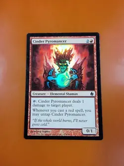 1x Cinder Pyromancer | FOIL | PDS Fire and Lightning | MTG Magic Cards - Image 3