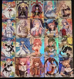 Goddess Story & Random Anime Waifu Doujin Card Lot(20 Cards)Genshin/Re: Zero Etc - Image 1
