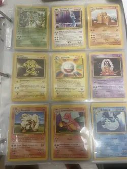 NM/LP Pokemon WOTC 95% Complete Set of All Base Uncommon And common Cards - Image 1