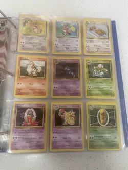 2000 Pokemon BASE SET 2 Edition NEAR COMPLETE Non Holo Cards Lot RARE WotC NM/LP - Image 3