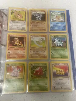 2000 Pokemon BASE SET 2 Edition NEAR COMPLETE Non Holo Cards Lot RARE WotC NM/LP - Image 4