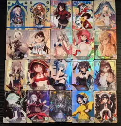 Goddess Story & Random Anime Waifu Doujin Card Lot (20 Cards) Genshin/Miku Etc. - Image 1