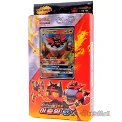 Pokemon Card TCG SUN MOON Starter Set Fire Type Incineroar GX Theme Deck Korean - Image 1