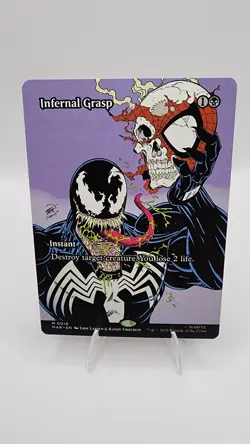 MTG Infernal Grasp (Borderless) #18 Marvel Universe Eternal-Legal Regular - Image 1