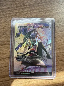 Relentless Assault (Borderless) Marvel Universe Eternal-Legal Foil - Image 1