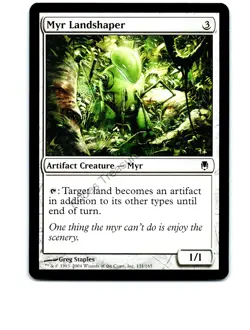 Myr Landshaper #131 Common Darksteel MTG NP Near Mint or Better - Image 1