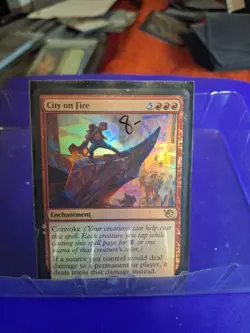 City on Fire March of the Machine Foil - Image 1
