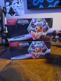 🔥 Pokemon Prismatic Evolutions Surprise Box - Lot of 2 - Image 1