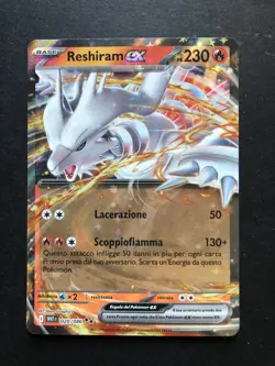 GCC Pokemon Reshiram ex 020/086 Rara ex Set Fuoco Bianco Italiano. Near Mint - Image 1