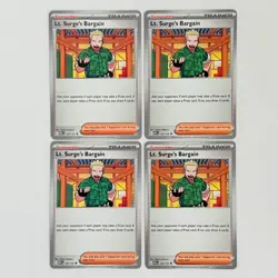 X4 Lt. Surge's Bargain 120/132 - Mega Evolution Playset - Pokemon - NM English - Image 1