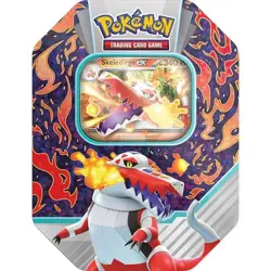 Pokemon TCG Paldea Partners Tin - Skeledirge EX - 2023 - Sealed - Image 1
