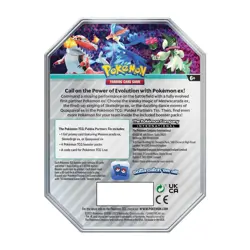 Pokemon TCG Paldea Partners Tin - Quaquaval EX - 2023 - Sealed - Image 2
