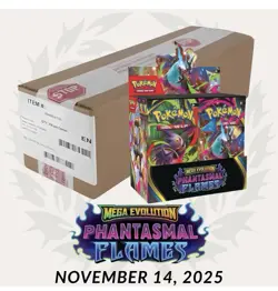 Pokemon Phantasmal Flames BOOSTER BOX SEALED CASE OF 6 11/14 PRE-SALE - Image 1