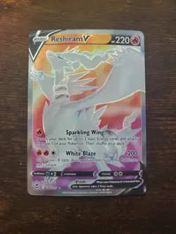 Pokemon TCG Reshiram V (Full Art) Silver Tempest 172/195 Holo Ultra Rare - Image 1