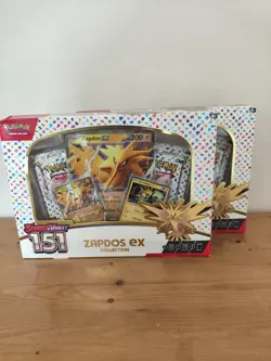 Pokemon TCG Scarlet & Violet 151 Zapdos EX Collection Sealed Box 820650853135 - Image 1