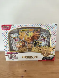 Pokemon TCG Scarlet & Violet 151 Zapdos EX Collection Sealed Box 820650853135 - Image 2