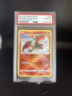 Pokemon TCG Radiant Charizard Crown Zenith 020/159 PSA 10 Gem Mint - Image 1