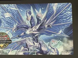 Yugioh Trishula, the Dragon of Icy Imprisonment- OTS Playmat - Damaged - Image 4