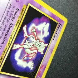 MEWTWO KIDS WB POKEMON Cards FIRST Movie Black Star PROMO 3 Damaged - Image 4