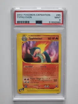 Pokemon Cards - Typhlosion 65/165 PSA 9 - Image 1